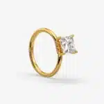 cushion cut engagement ring