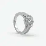 Art Deco Cushion Diamond Ring