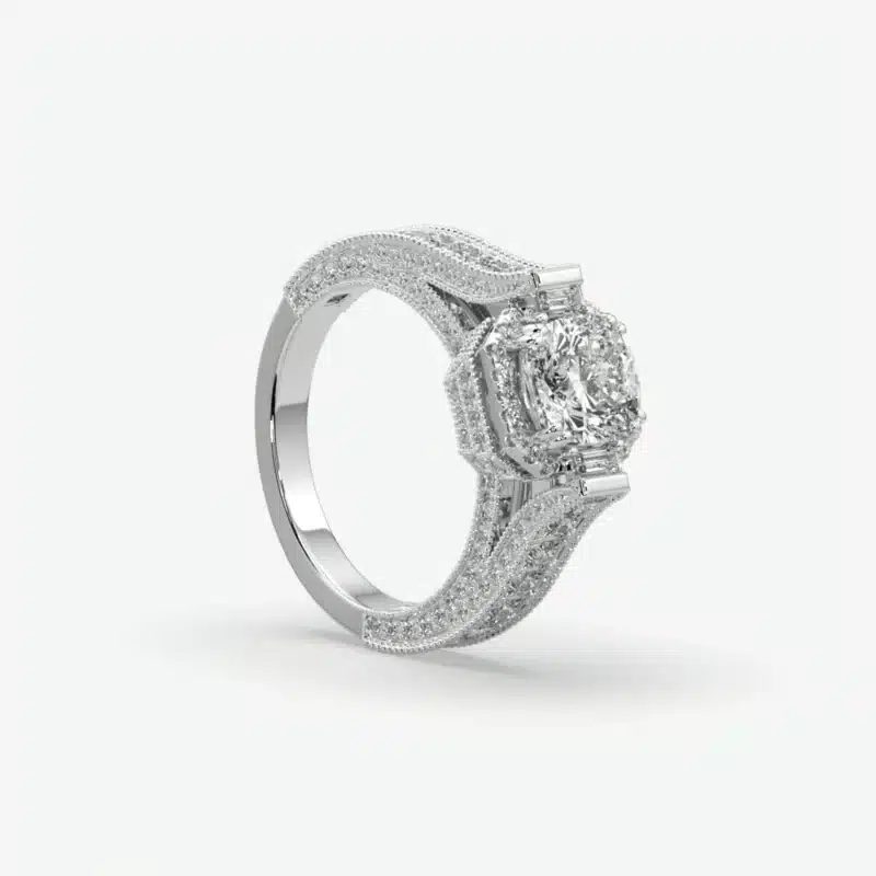 Art Deco Cushion Diamond Ring Art Deco Cushion Diamond Ring