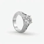 Vintage-Inspired Round Diamond Ring