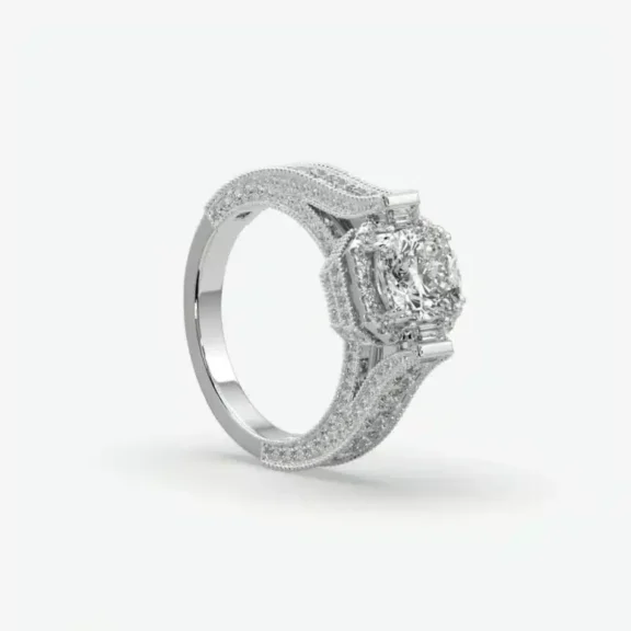 Custom Lab Grown Diamond Ring in Atlanta
