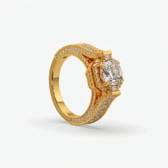 Custom Lab Grown Diamond Ring in Atlanta 1