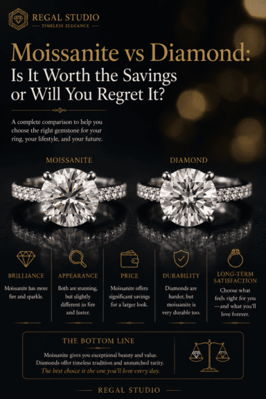 Moissanite vs Diamond: Is It Worth the Savings or Will You Regret It?