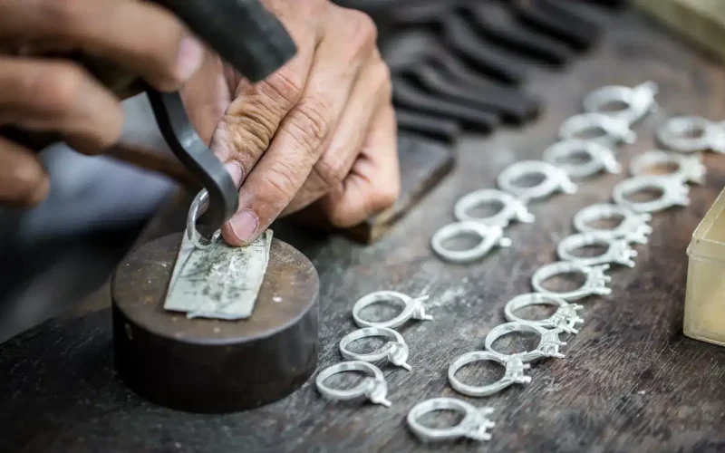 "Customized engagement ring reflecting personal style."